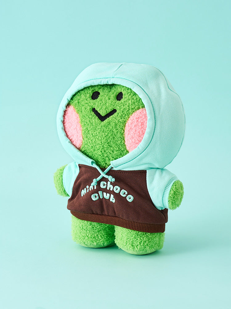 LINE FRIENDS minini lenini ice cream 薄荷巧克力玩偶