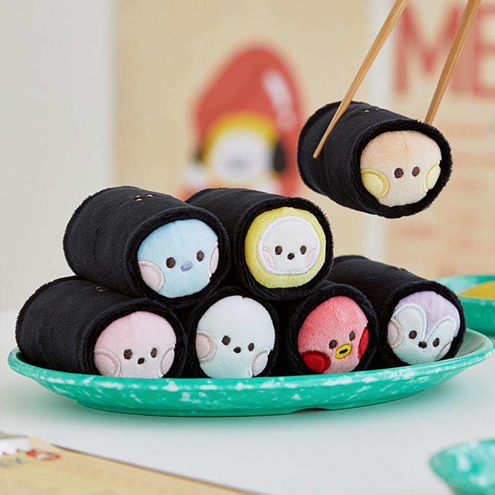 BT21 minini BUNSIK 韓式飯捲玩偶組