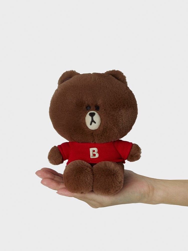 LINE FRIENDS TOY BROWN LINE FRIENDS BROWN SITTING DOLL (SMALL)