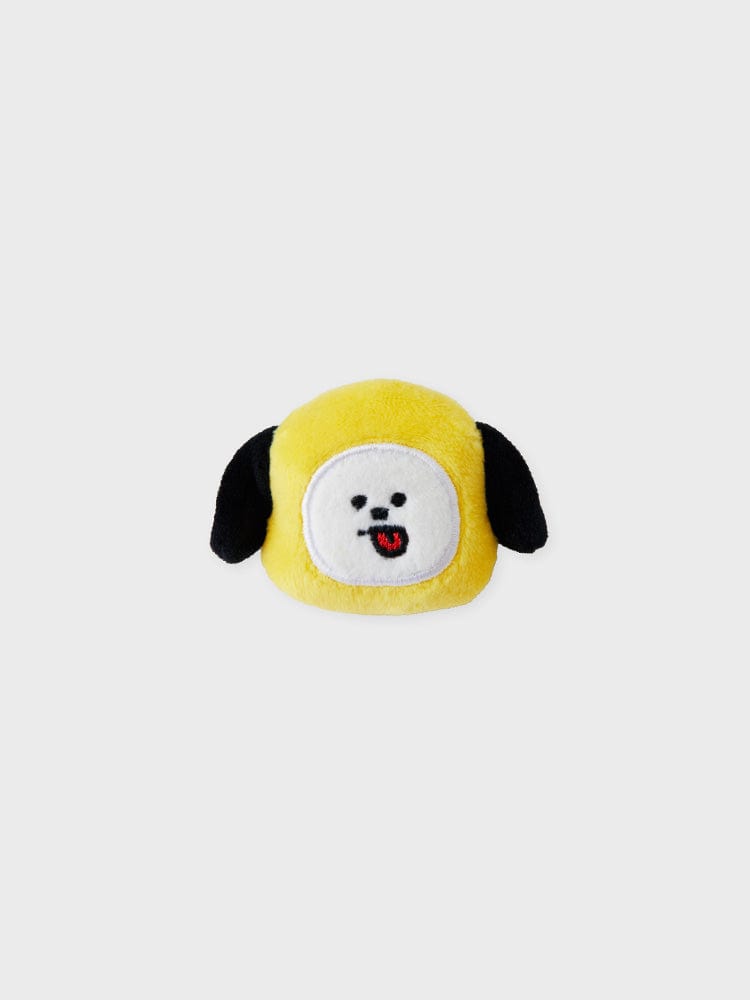 BT21 FASHION CHIMMY BT21 CHIMMY QUILTED BAG WITH FACE PLUSH BADGE WINTER EDITION