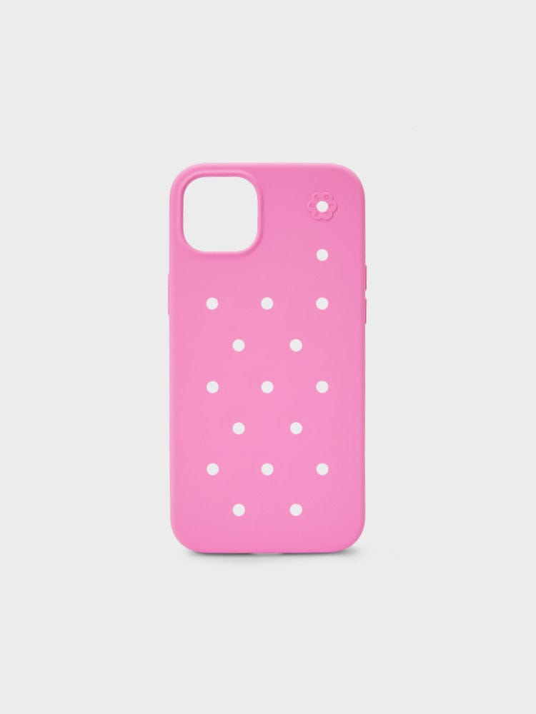 COLLER LIVING 15+ COLLER iPHONE SILICON HARD PC CASE PINK