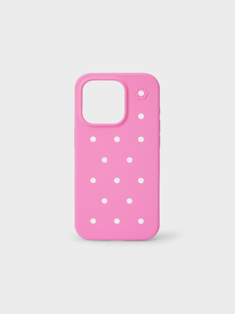 COLLER LIVING COLLER iPHONE SILICON HARD PC CASE PINK