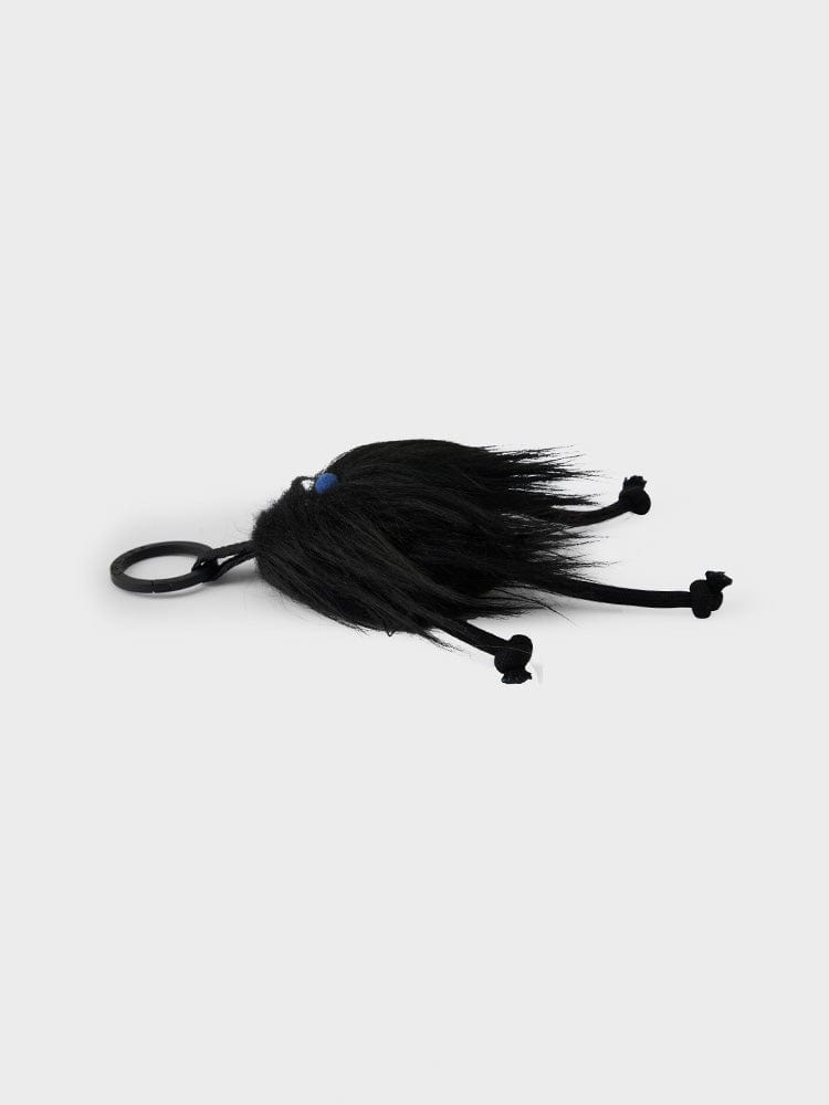 COLLER TOYS BLACK COLLER MINI FURRY DOLL KEYRING BLACK