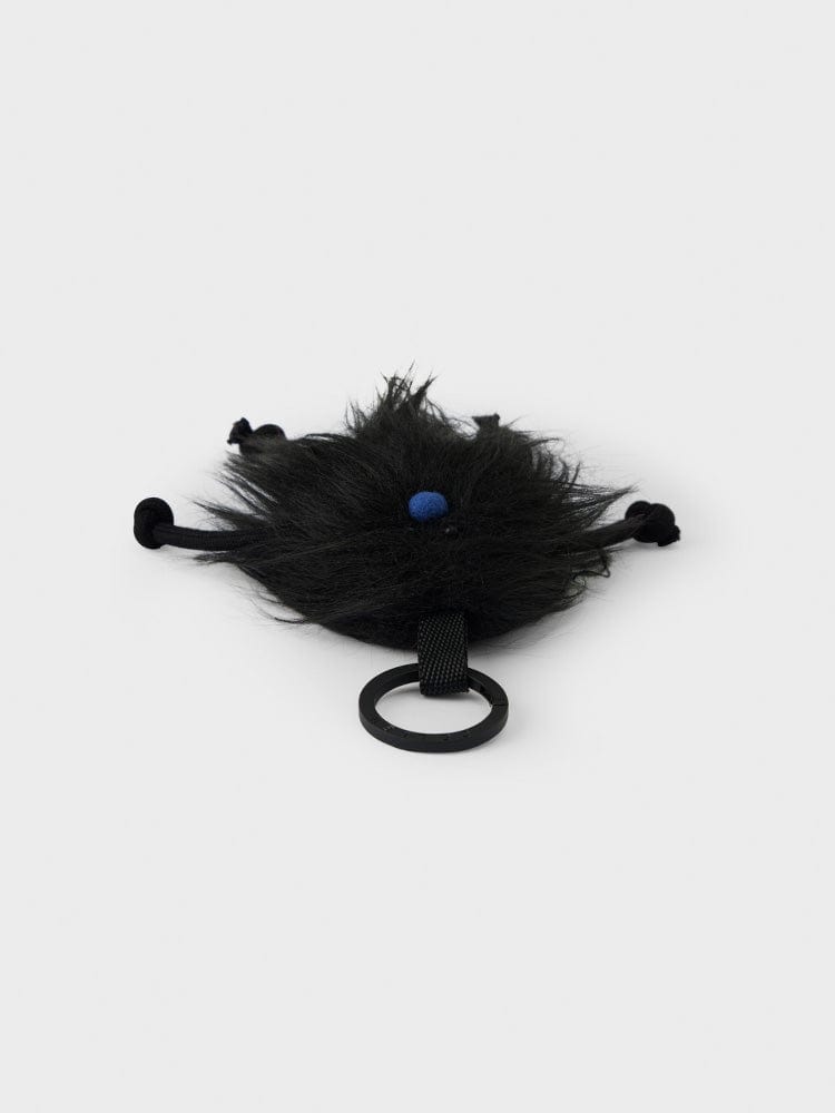 COLLER TOYS BLACK COLLER MINI FURRY DOLL KEYRING BLACK