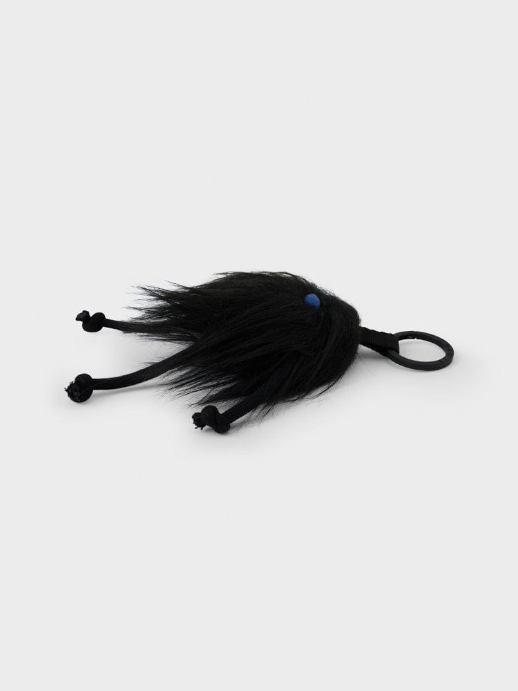 COLLER TOYS BLACK COLLER MINI FURRY DOLL KEYRING BLACK