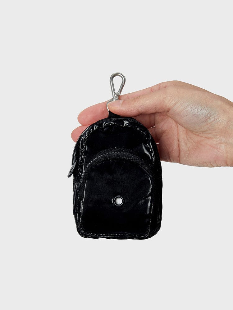 COLLER TOYS BLACK COLLER MINI KEYRING POUCH ONYX BLACK