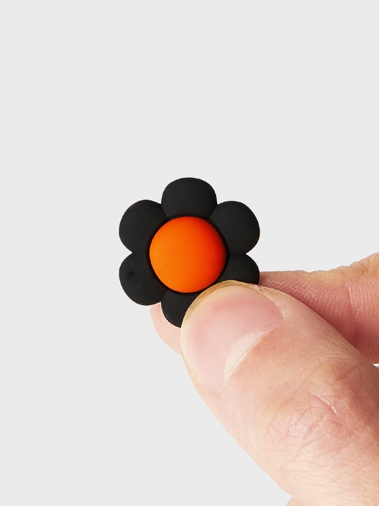 COLLER TOYS BLACK COLLER SMALL FLOWER STICON TYPE B BLACK