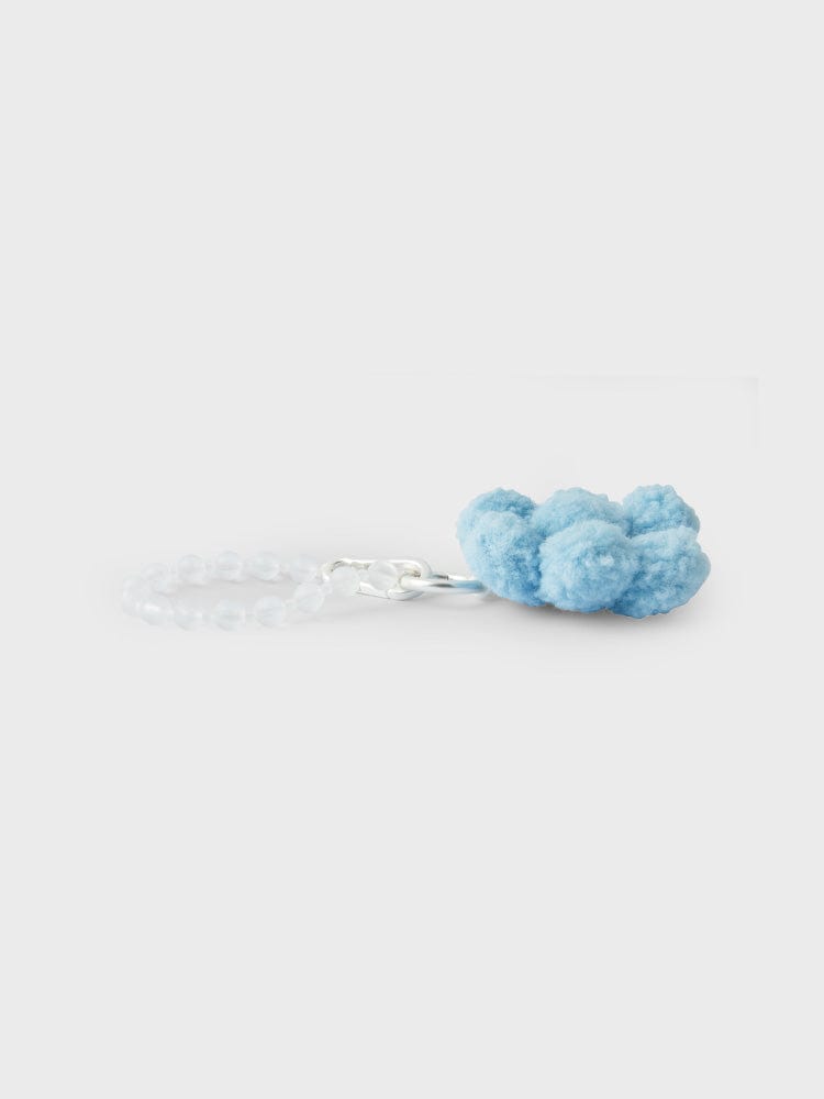 COLLER TOYS BLUE COLLER FUZZY FLOWER KEYRING BLUE