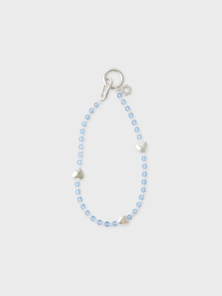 COLLER TOYS BLUE COLLER HEART BEADS STRAP BLUE