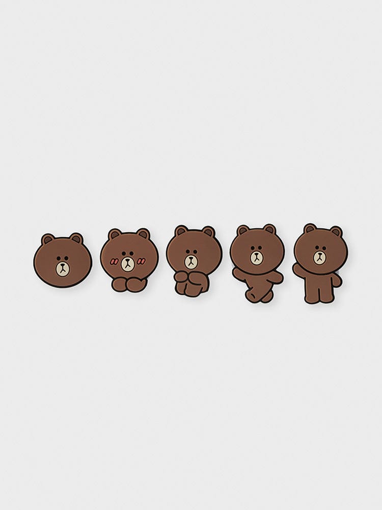 COLLER TOYS BROWN COLLER X LINE FRIENDS BROWN STICON SET