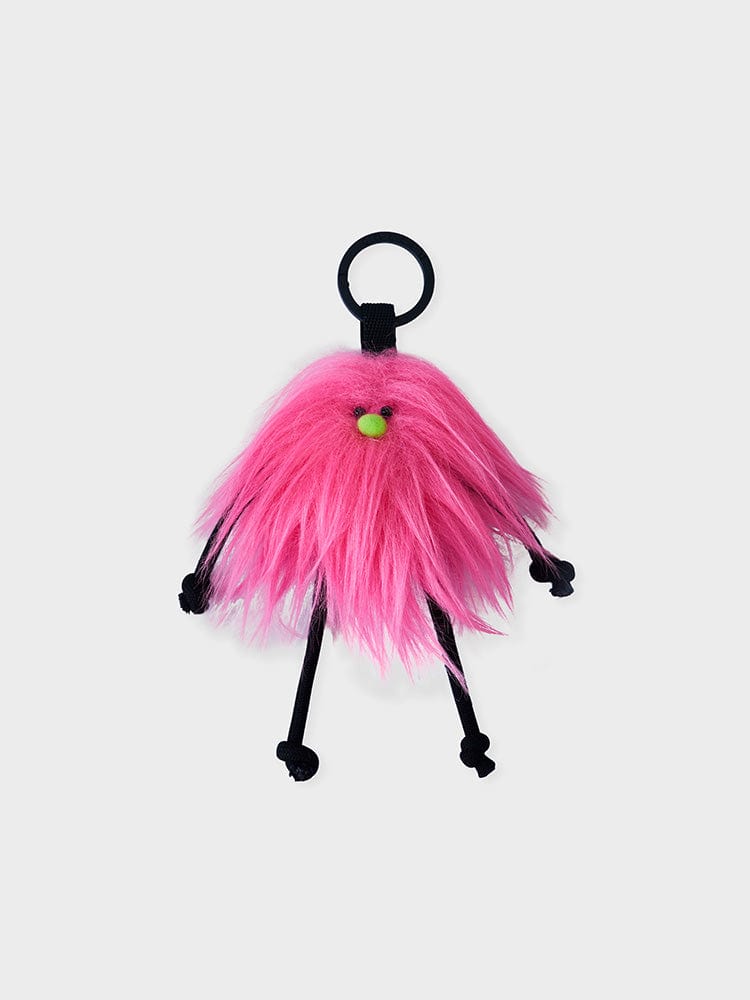 COLLER TOYS PINK COLLER MINI FURRY DOLL KEYRING PINK