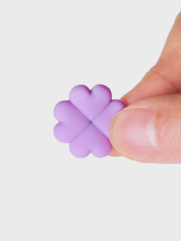 COLLER TOYS PURPLE COLLER SMALL FOUR-LEAF CLOVER STICON PURPLE