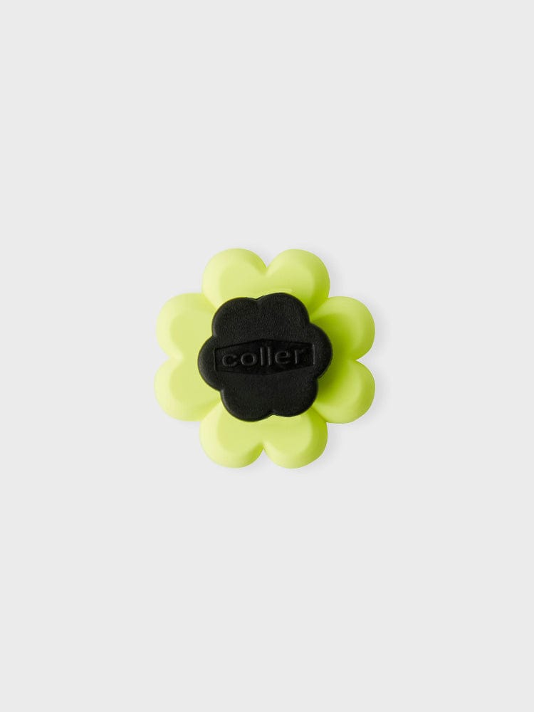 COLLER TOYS YELLOEW COLLER SMALL FOUR-LEAF CLOVER STICON YELLOW