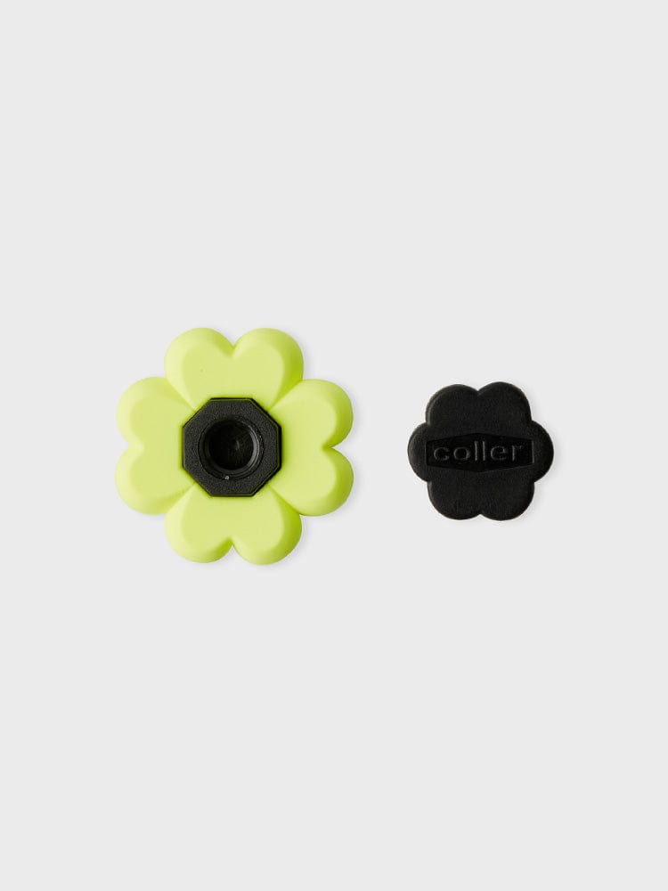 COLLER TOYS YELLOEW COLLER SMALL FOUR-LEAF CLOVER STICON YELLOW