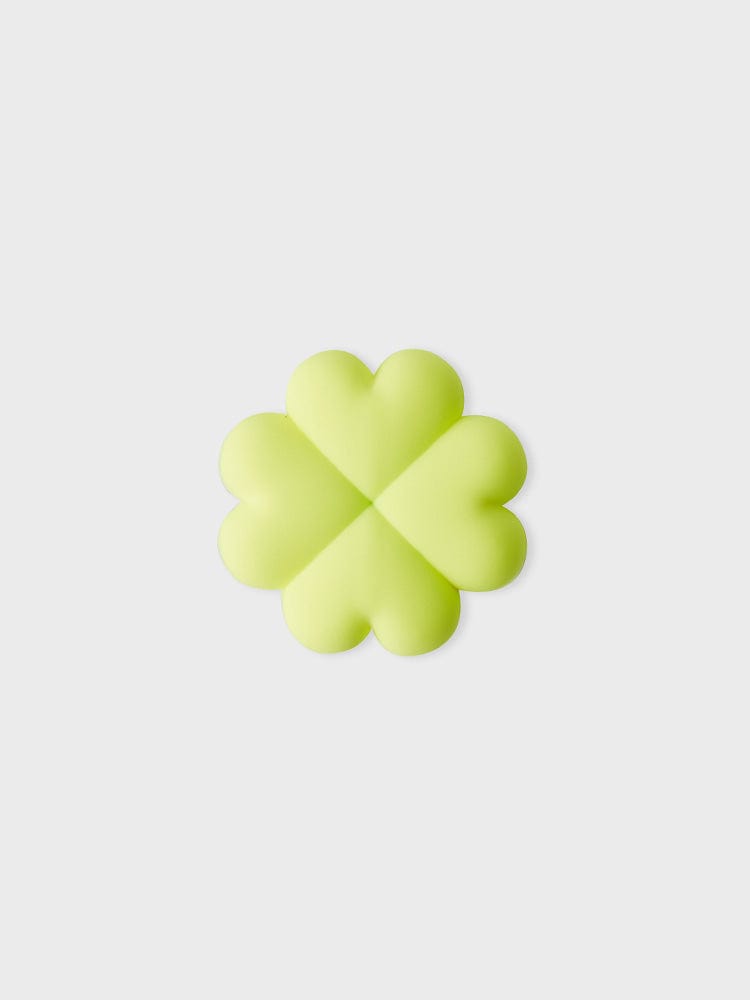 COLLER TOYS YELLOEW COLLER SMALL FOUR-LEAF CLOVER STICON YELLOW