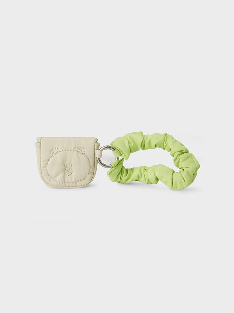 LF FASHION AIRPODS PRO CASE LINE FRIENDS BROWN QUILTED PADDED AIRPODS PRO CASE