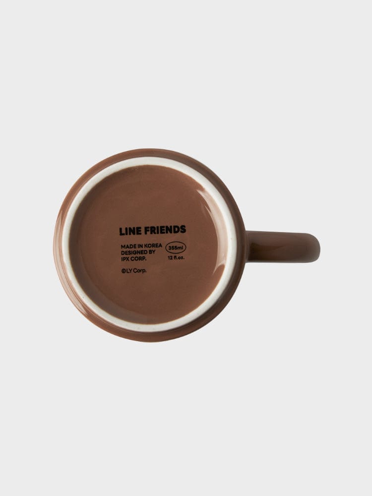 LF LIVING BROWN LINE FRIENDS BROWN MUG