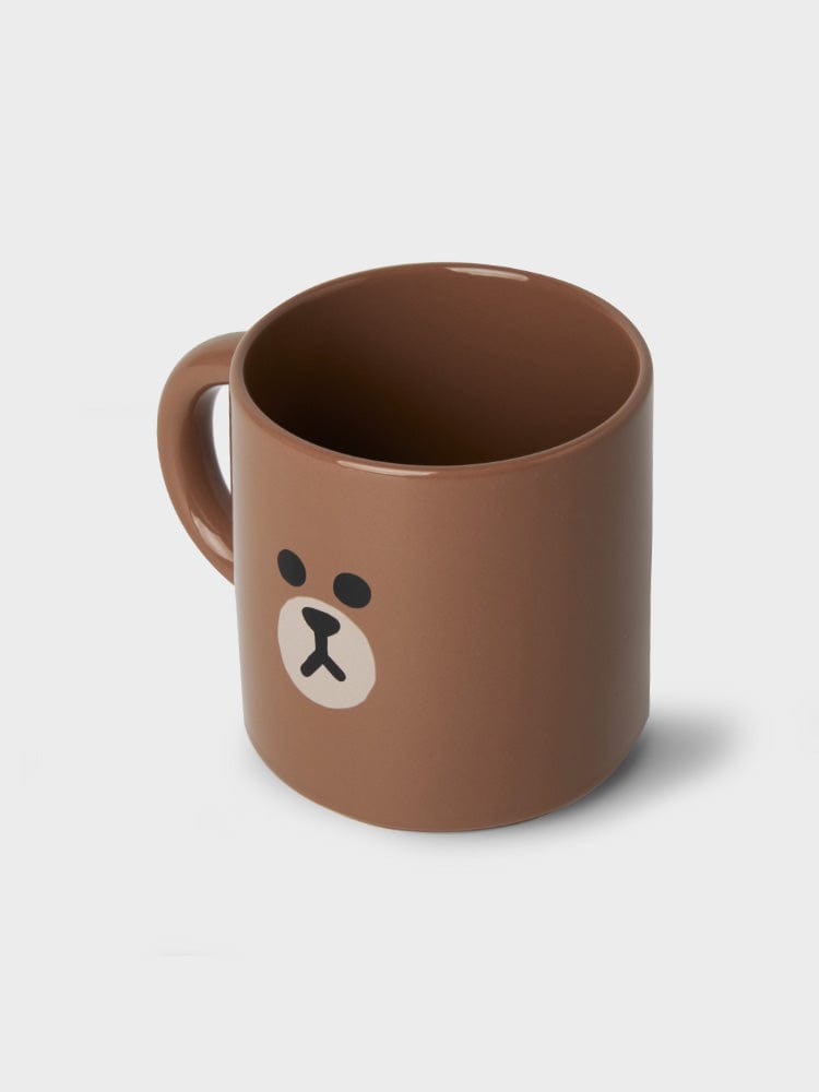 LF LIVING BROWN LINE FRIENDS BROWN MUG