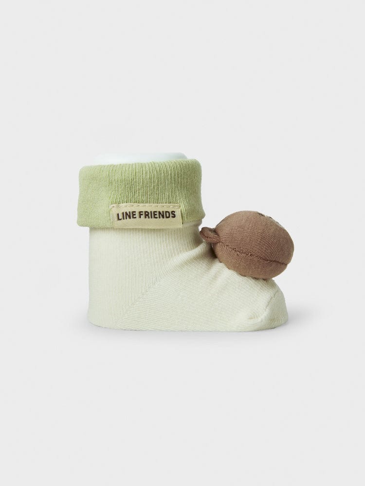 LF TOYS BROWN LINE FRIENDS BROWN BABY GIFT SET (DOLL & SOCKS)