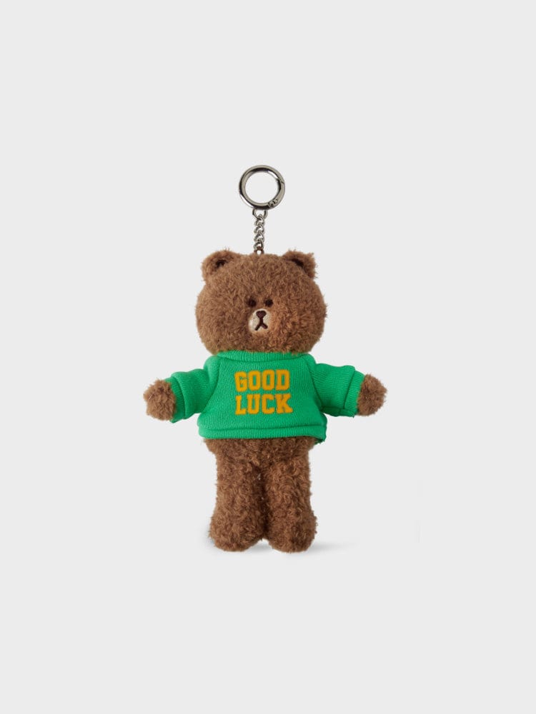 LF TOYS GOOD LUCK LINE FRIENDS BROWN SOULMATE KEYRING (GOOD LUCK)