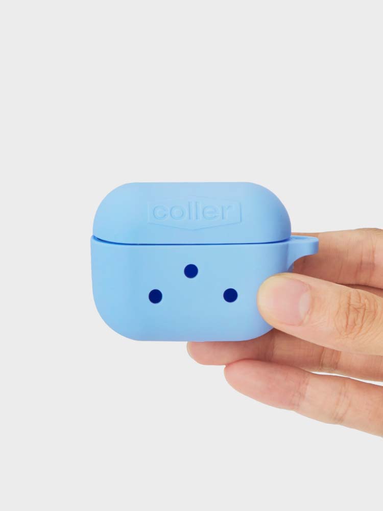 NEWJEANS SCHOOL/OFFICE LIGHT BLUE COLLER AIRPODS PRO CASE LIGHT BLUE